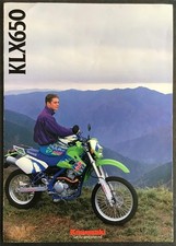 KAWASAKI KLX650 MOTORCYCLE Sales Brochure 1993 #99948-1156 ALL-E III-I