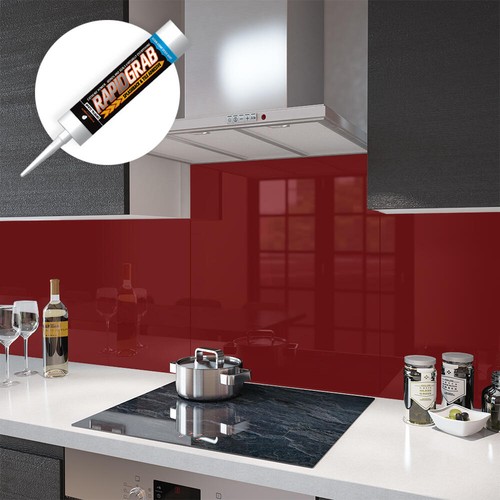 Glass splashbacks deep red - deep,