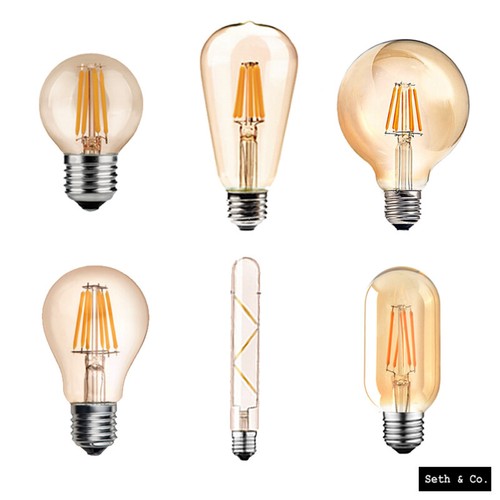 Vintage led bulb - e27, e14