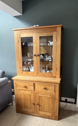 Solid oak dresser sideboard - oak,