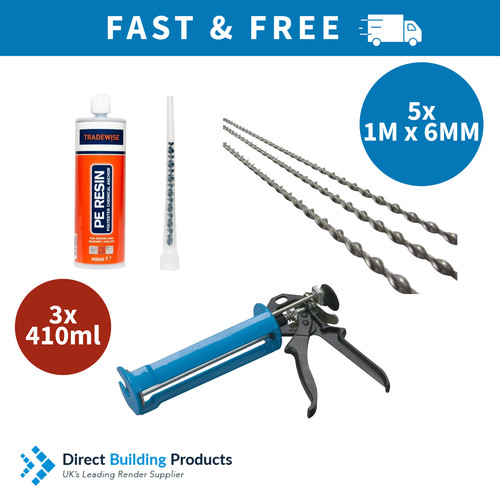 Crack stitch wall repair kit - stitch,