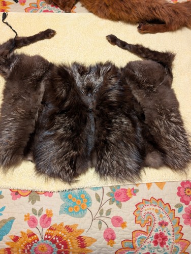 Fox fur vintage stole - fox,