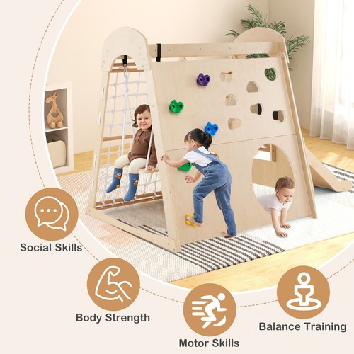 Indoor jungle gym wooden - gym,