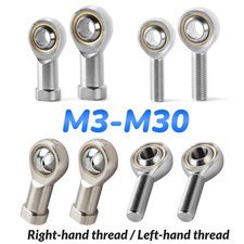 Ball Joint Rod End Bearing Male/Female Right/Left Threaded M4 M5 M6 M8 M10 - M30