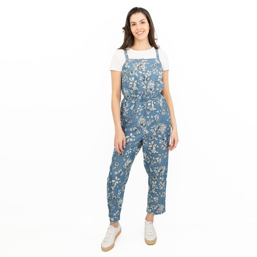 Womens blue dungarees strappy - dungarees,