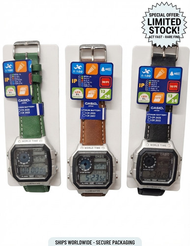 Casio 1200whl world time - casio,