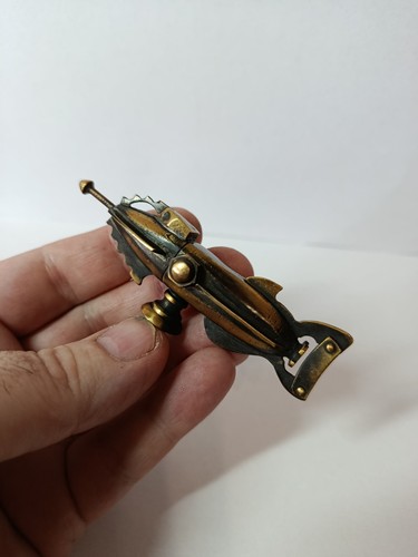 Handmade bronze table lighter - table,