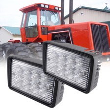 2x LED Front/Rear Flood Light Fit Allis Chalmers Fits Bobcat For Case IH Fiat