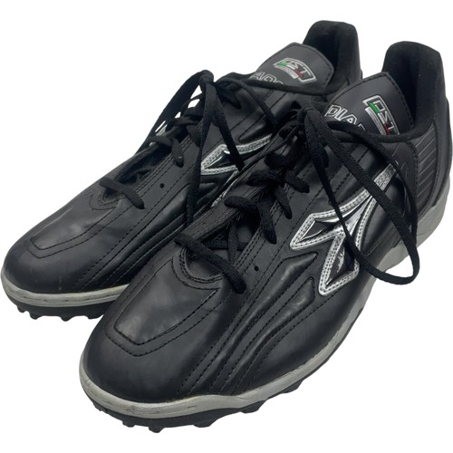 Diadora black leather - black, football