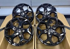 4X 18" TRANSIT ST STYLE ALLOY WHEELS FITS FORD TRANSIT CUSTOMFULL GLOSS BLACK