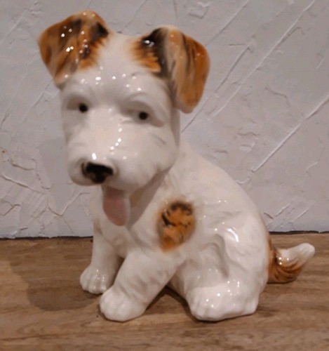 1940s sitzendorf porcelain fox - porcelain,