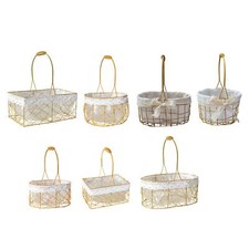 Wedding Flower Storage Basket with Handle Girl Basket for Party Home Decor