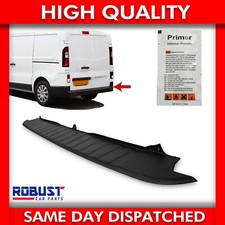 FOR RENAULT TRAFIC REAR BUMPER PROTECTOR COVER ABS BLACK (2014+ONWARDS)