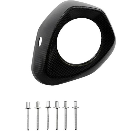 Akrapovic carbon fibre end cap - fibre,