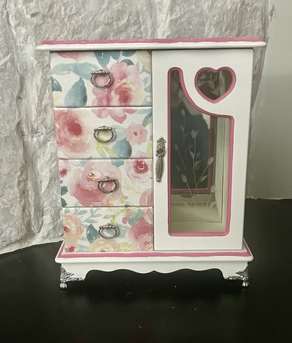 Vtg upcycle white rose floral - upcycle,