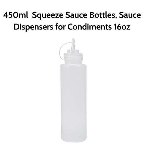450ml squeeze sauce bottles - 450ml,