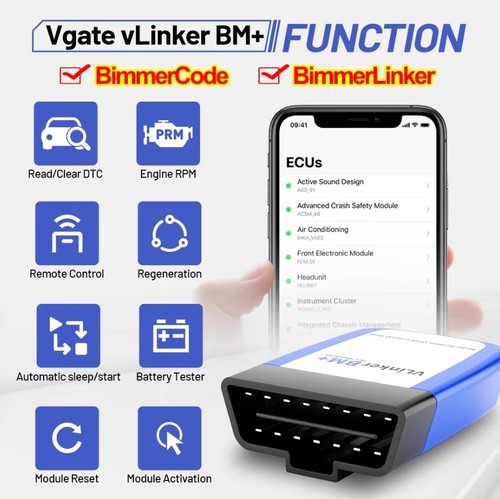Vgate vlinker bt4 elm327 - bm,