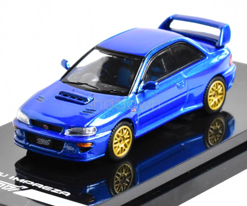 Hobbyjapan blue impreza - hobbyjapan, 1:64
