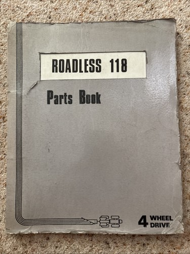 Roadless 118 parts - parts, book