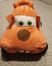 Tow Mater Plush Disney Cars Soft Toy Teddy Doll - 8" - VGC - rare/collectable