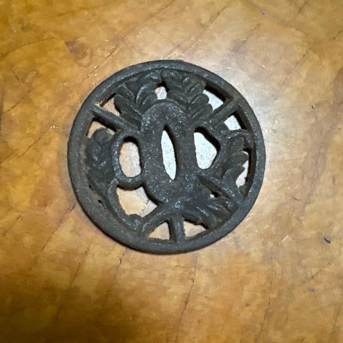 Japanese sword tsuba antique - japanese,