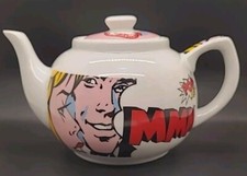 Paul Cardew Pop Art 2007 Teapot comic design 2 pint VGC