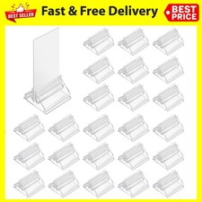 24PCS Clear Acrylic Place Card