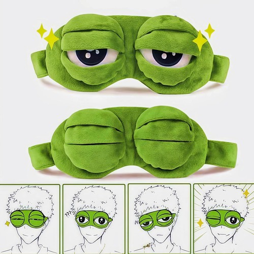 Frog sleep mask plush - frog,
