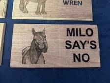 Horse Name Plate Stable Door