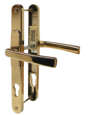 Adjustable PZ 96-59mm Universal UPVC Sprung Front Door Handle Pair 260mm Fixings