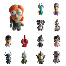 1PC/Kidrobot x Adult Swim Rick And Morty Blind Box Collectible Mini Figurine Toy