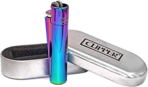 Metal icy chrome clipper - metal,