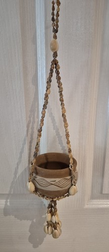 Shell macrame icludes clay - shell,
