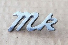 "Mk" Mark CHROME BADGE for