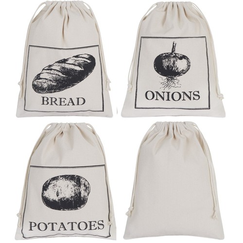 Bread potato onion veg storage - bread,