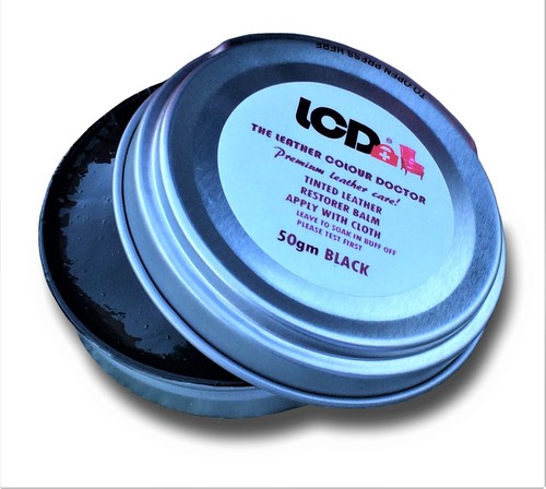 Black leather colour dye - black,
