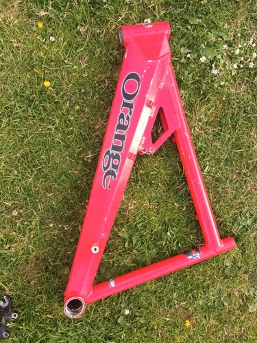 Orange patriot frame front - orange,
