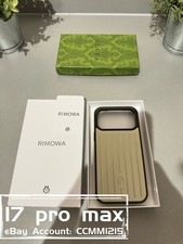 RIMOWA Titanium iPhone 17 Pro Max Case – Sold Out Online!