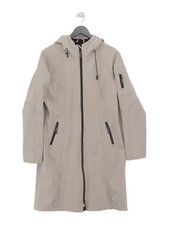 Ilse Jacobsen Women's Coat UK 10 Cream 100% Other Rain Coat