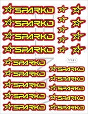 Sparko RC Racing Sticker Decal