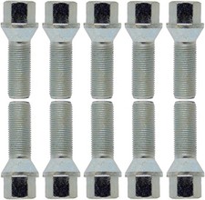 10x Silver Wheel bolts