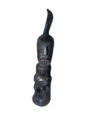 Vintage African Tribal Wooden Figure Hand Carved Sculpture