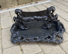 Early Victorian Ornate Cast Iron Boot Scraper