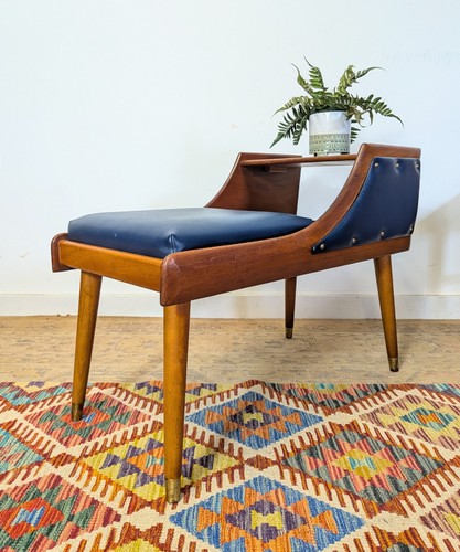 Vintage retro telephone table - vintage,