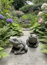 Frog garden ornaments concrete