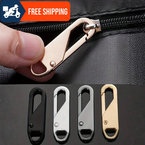 6pcs zinc alloy zipper - zinc,