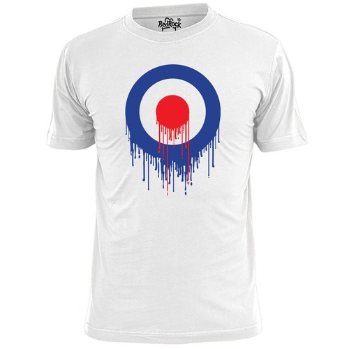 Mens dripping target mod t - ,