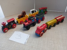 BRIO COMPATIBLE WOODEN TRAINS