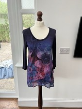 Desigual Blue Floral Long