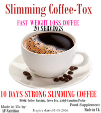 STRONG FAT BURN COFFEE ( Diet Coffee-Tox)  PLUS SLIMMING WEIGHT LOSS DRINK